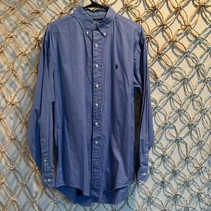 Ralph Lauren Classic Button Down size 16 34/35 blue